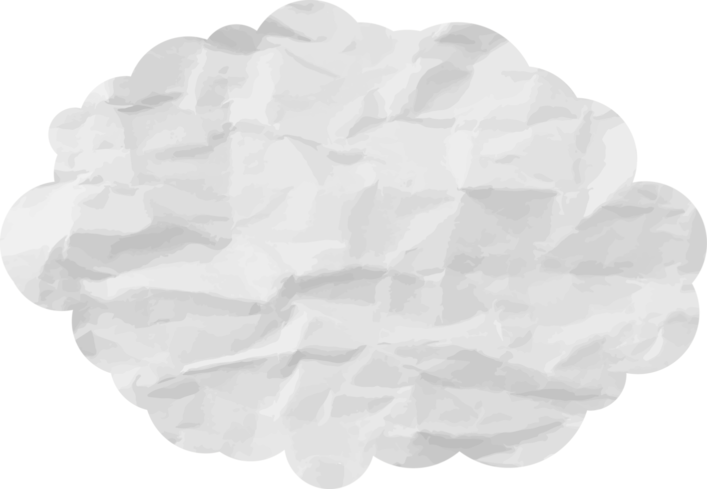 White textured cloud Crop-out Icon png