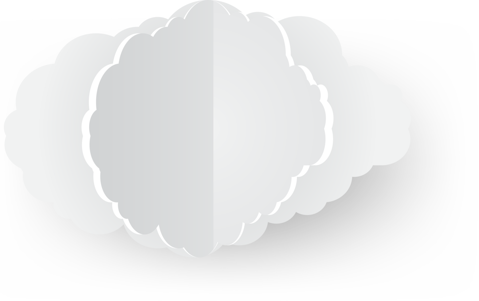 White cloud Crop-out Icon png