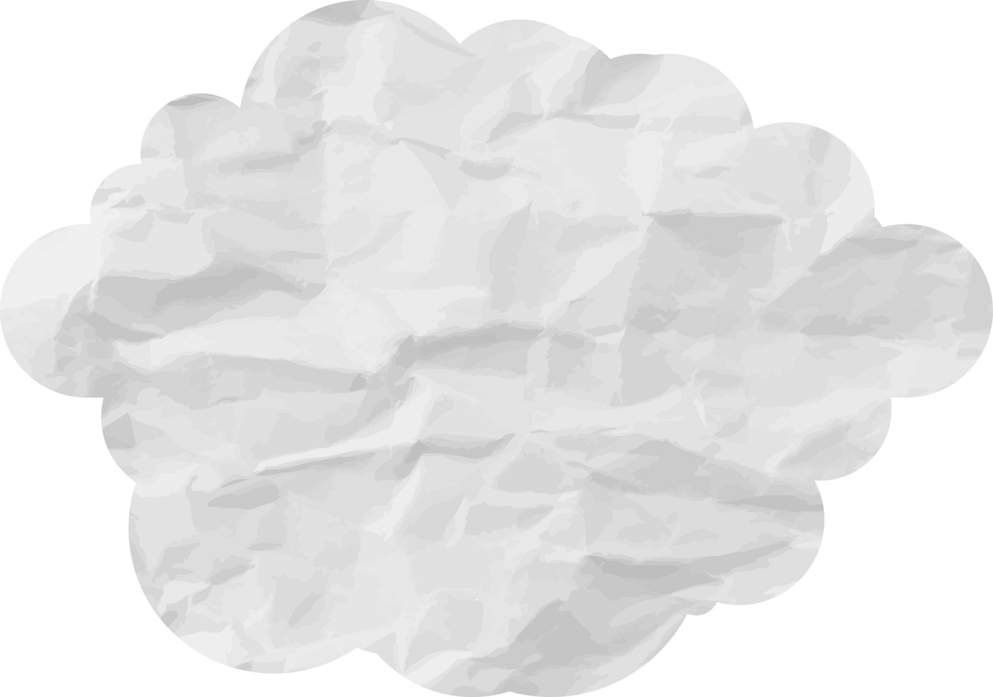 White textured cloud Crop-out Icon png