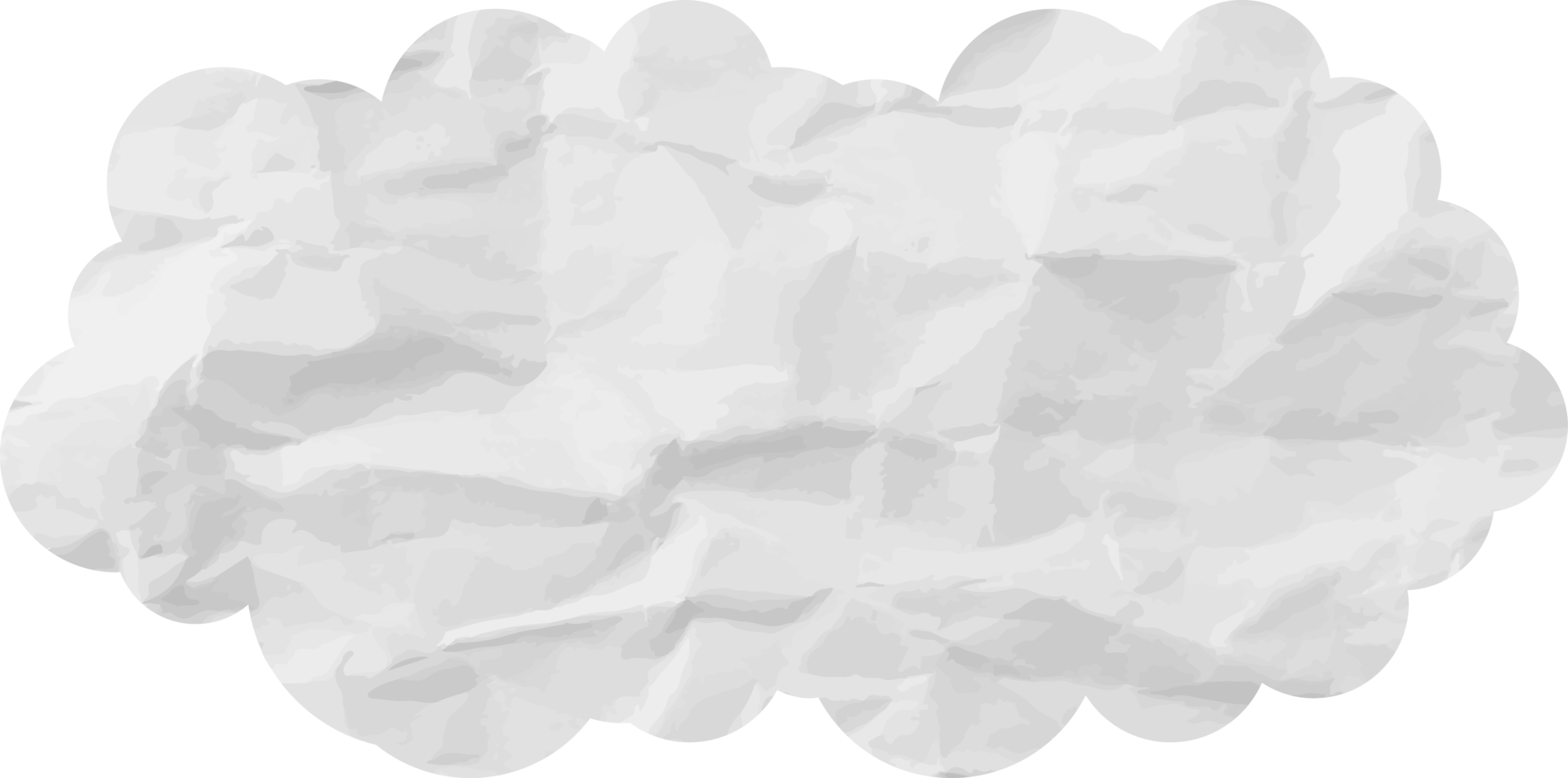 White textured cloud Crop-out Icon png