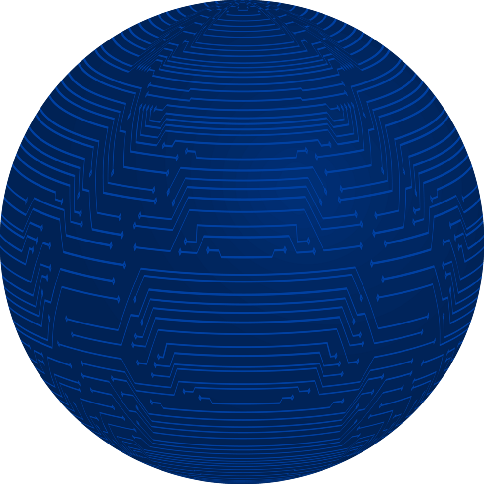 Modern Technology Globe Crop-out png