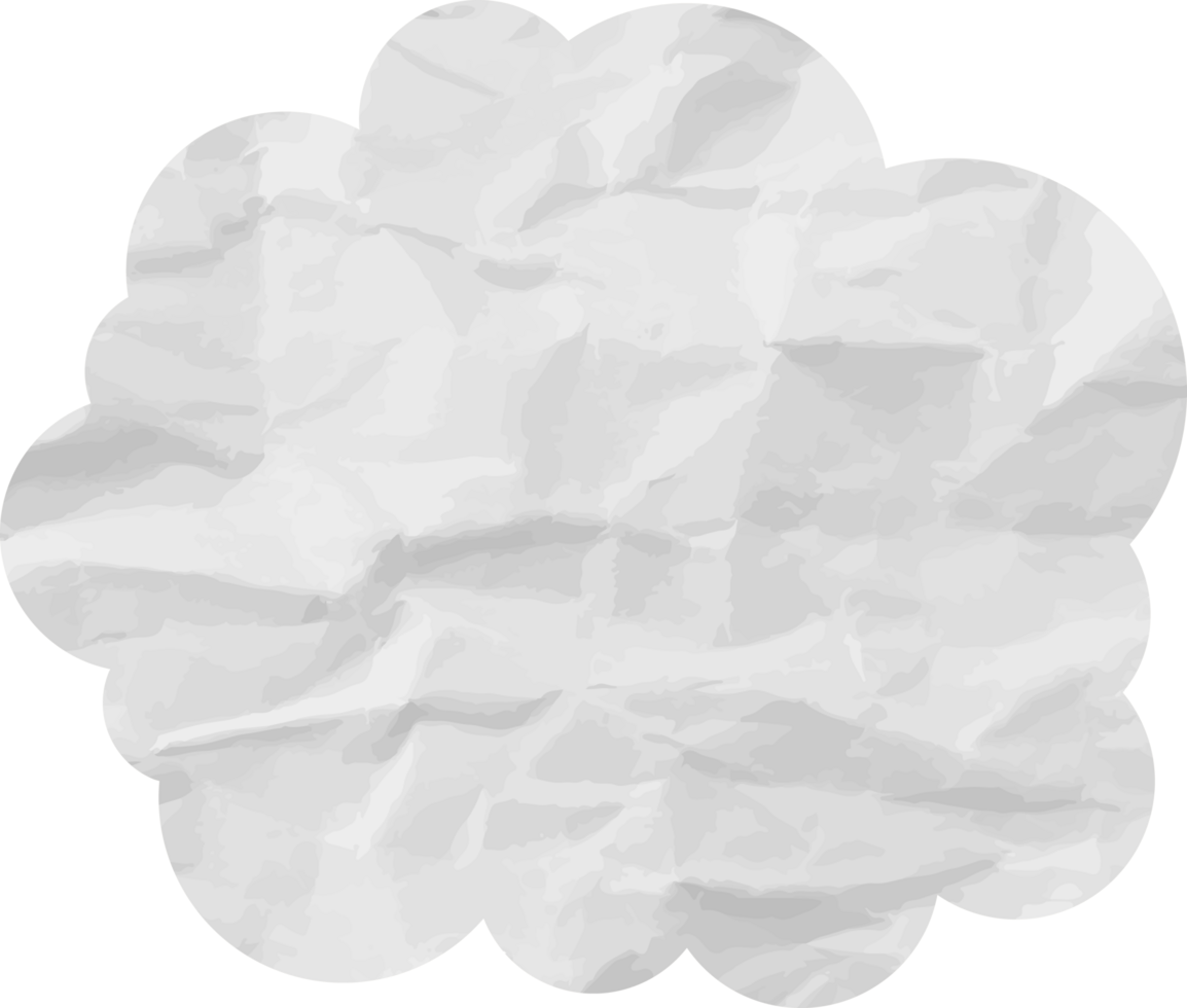 White textured cloud Crop-out Icon png