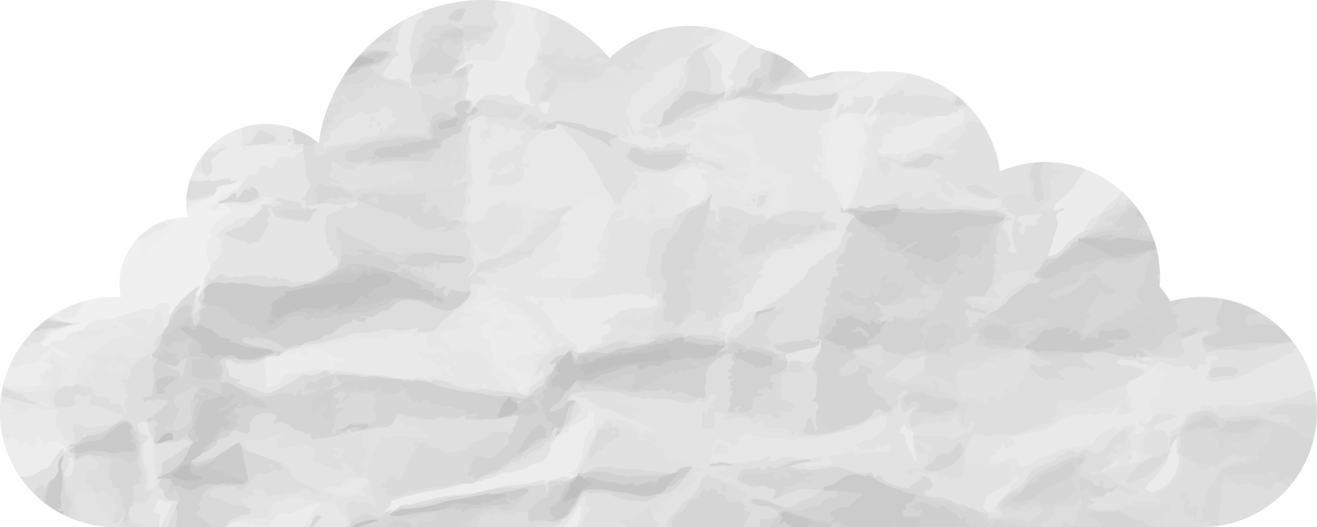 White textured cloud Crop-out Icon png