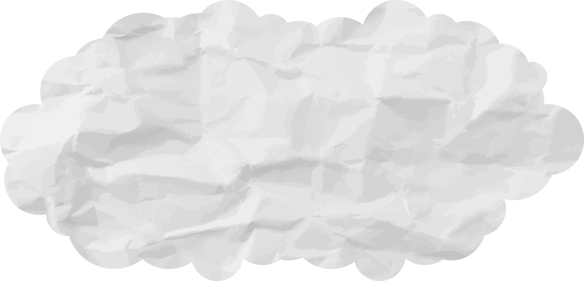 White textured cloud Crop-out Icon png