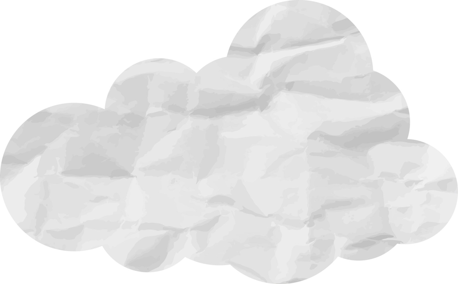 White textured cloud Crop-out Icon png