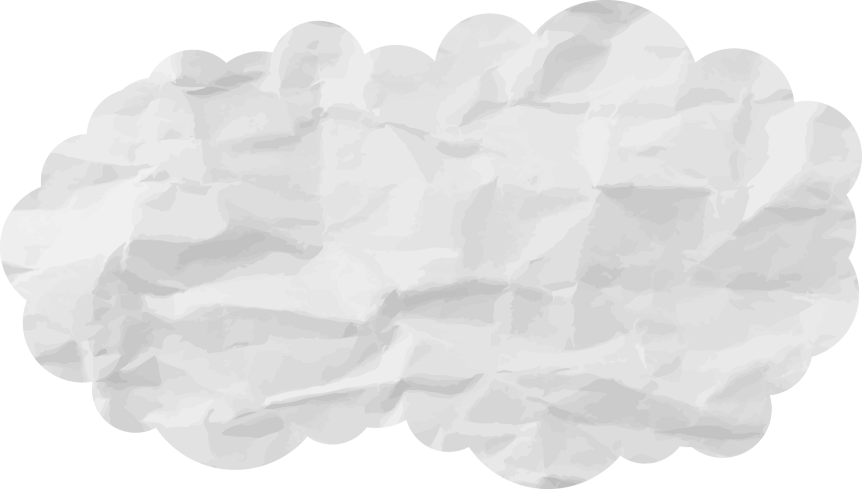 White textured cloud Crop-out Icon png