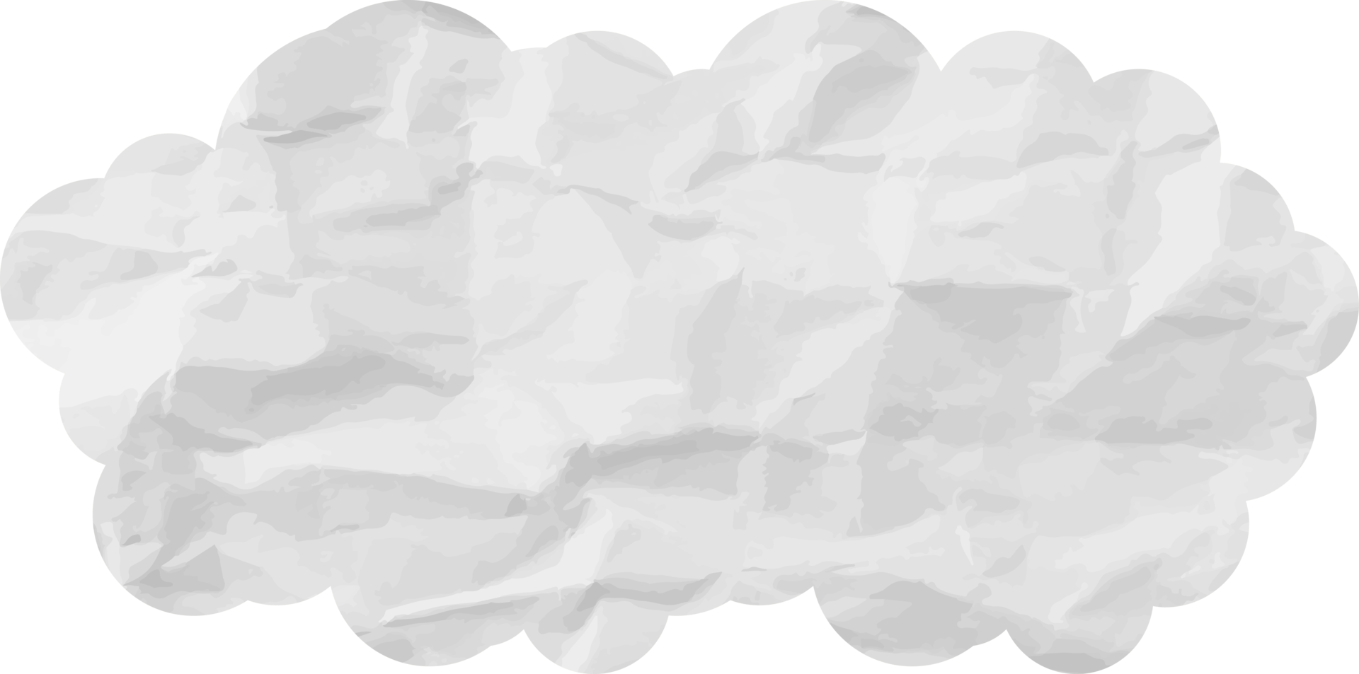 White textured cloud Crop-out Icon png