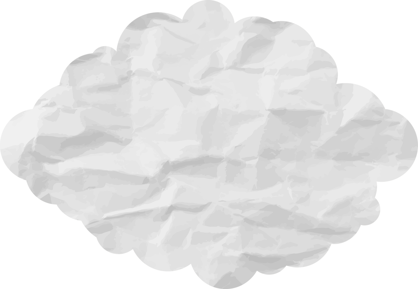 White textured cloud Crop-out Icon png