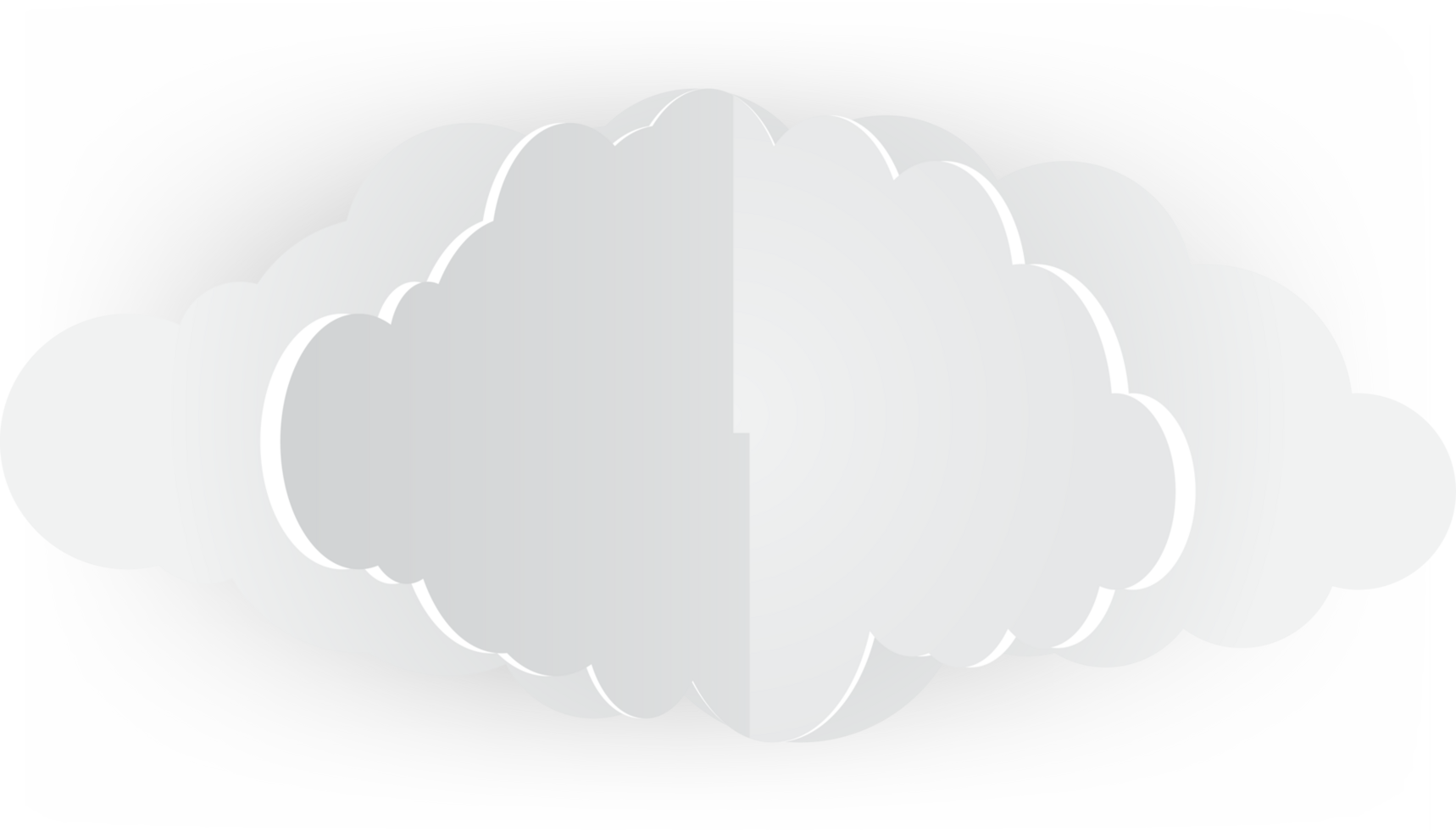 White cloud Crop-out Icon png