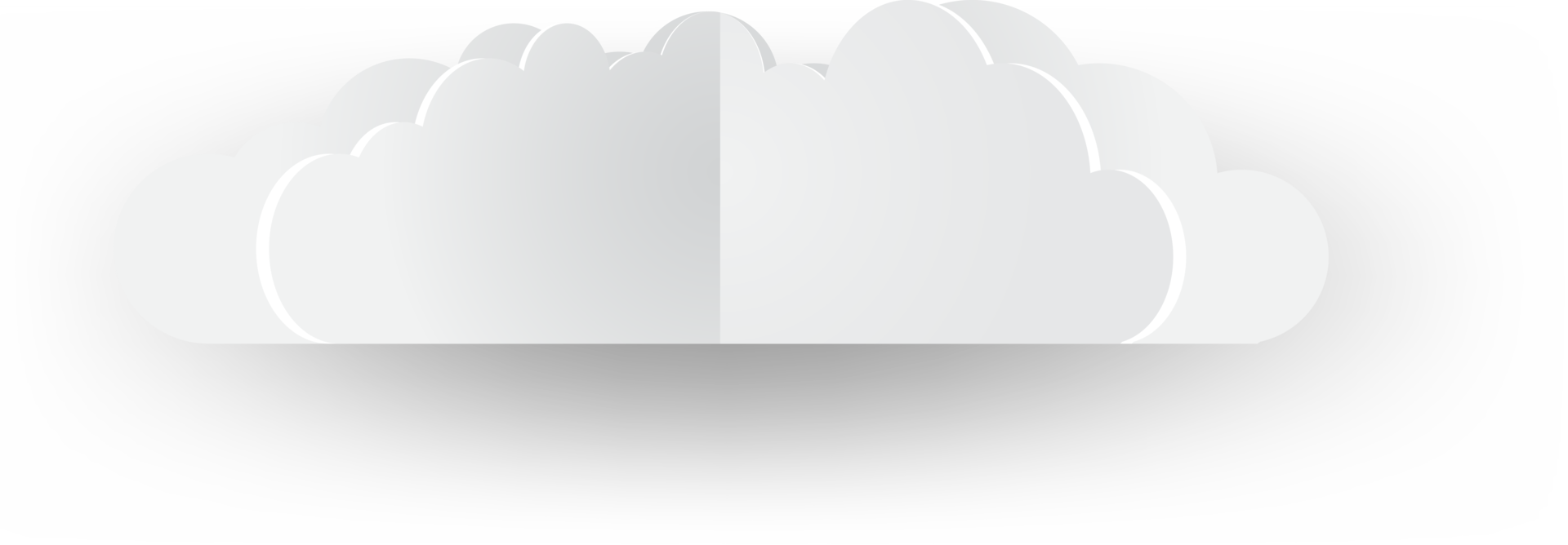 White cloud Crop-out Icon png