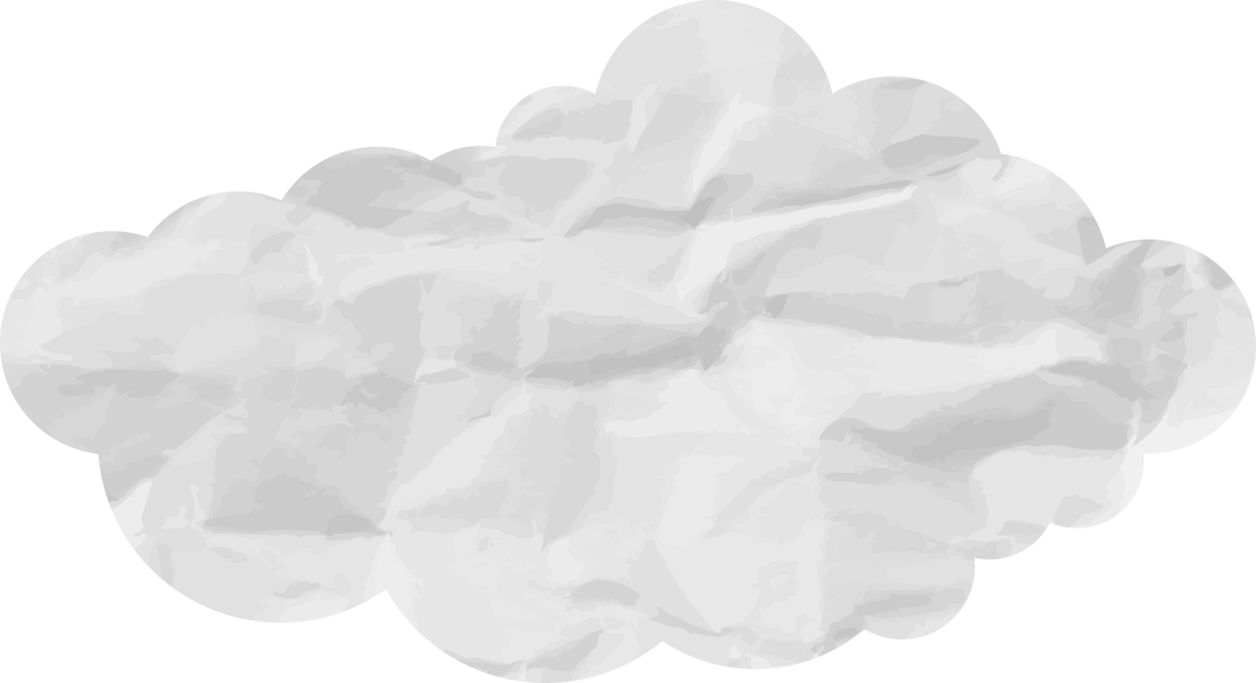 White textured cloud Crop-out Icon png