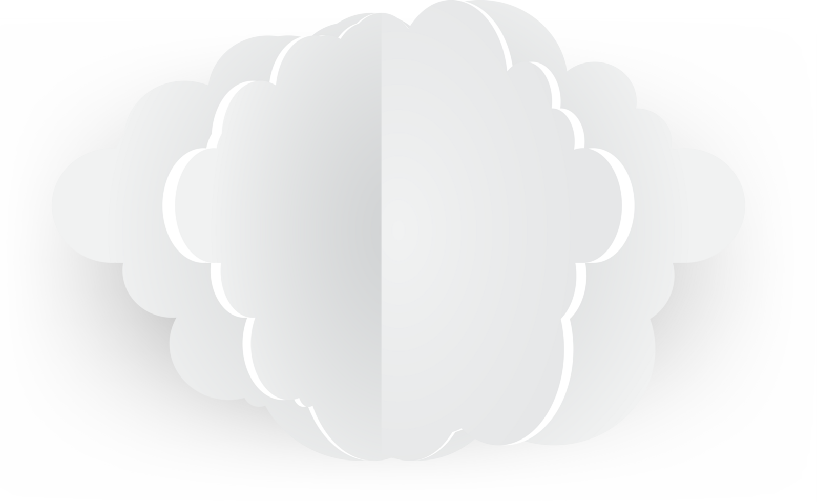 White cloud Crop-out Icon png