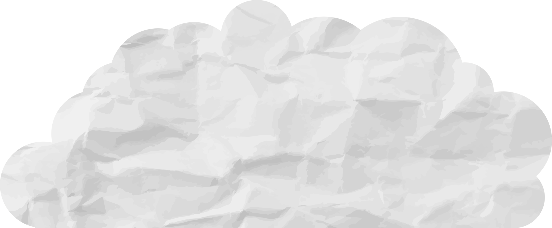 White textured cloud Crop-out Icon png