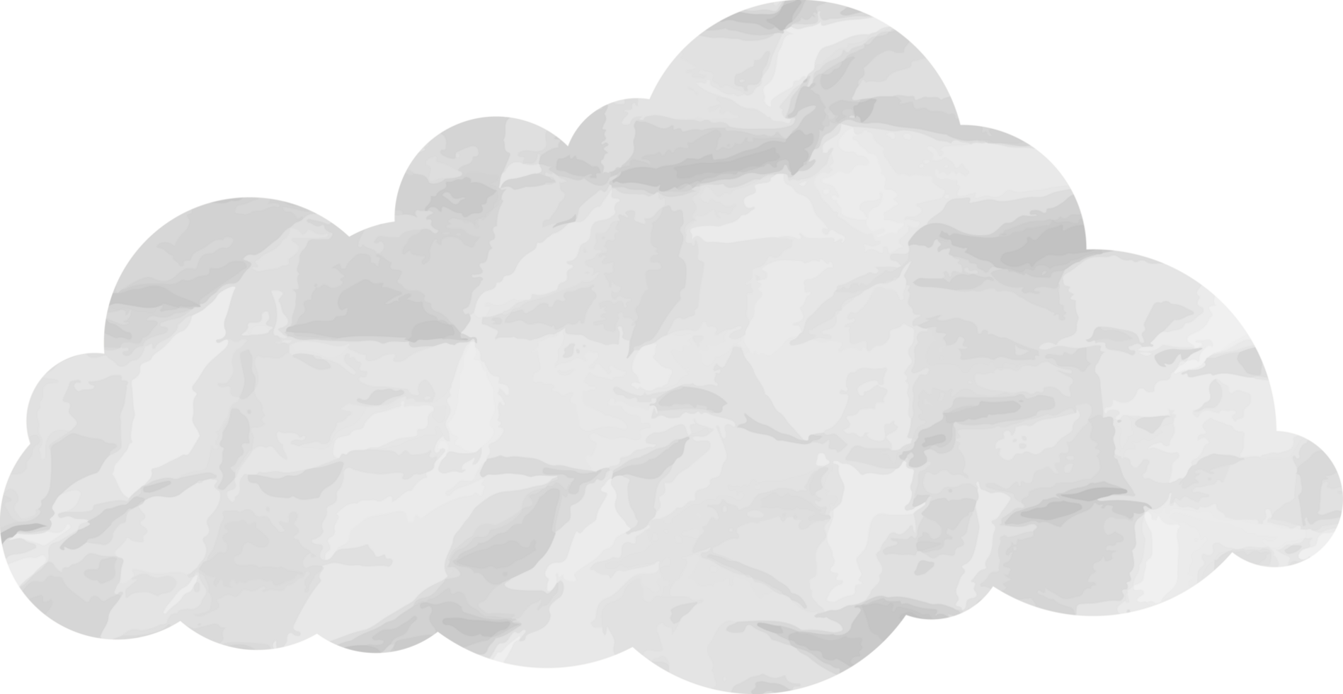 White textured cloud Crop-out Icon png