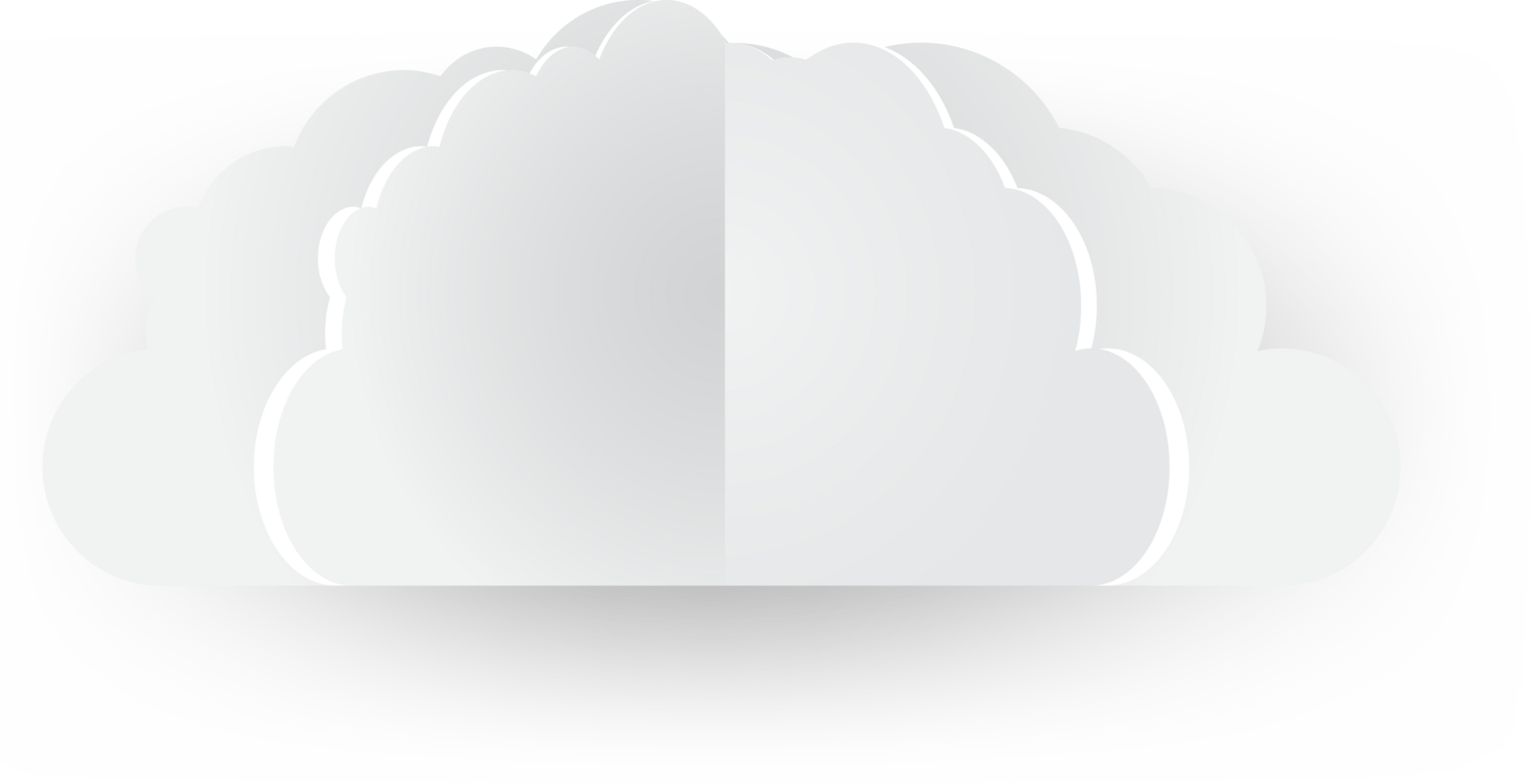 White cloud Crop-out Icon png