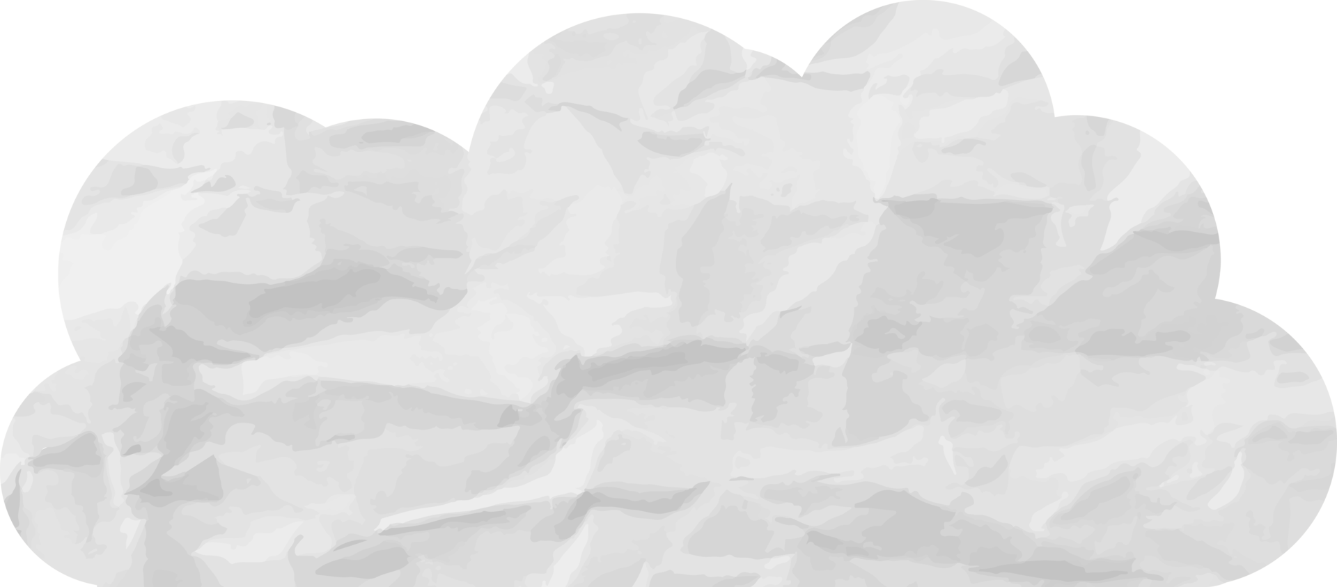 White textured cloud Crop-out Icon png