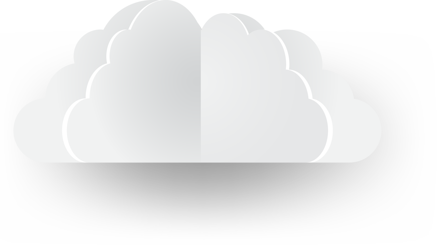 White cloud Crop-out Icon png