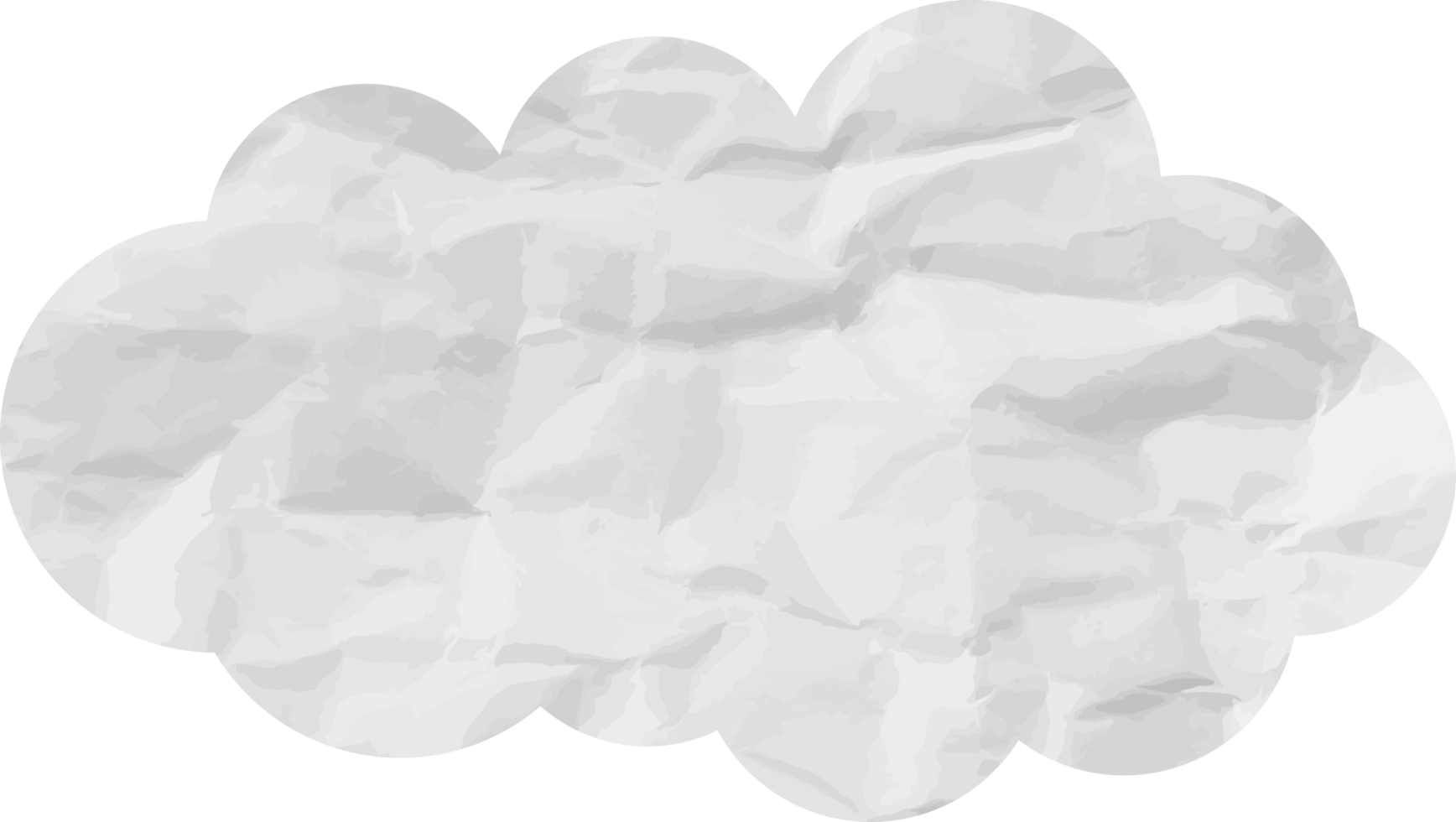 White textured cloud Crop-out Icon png