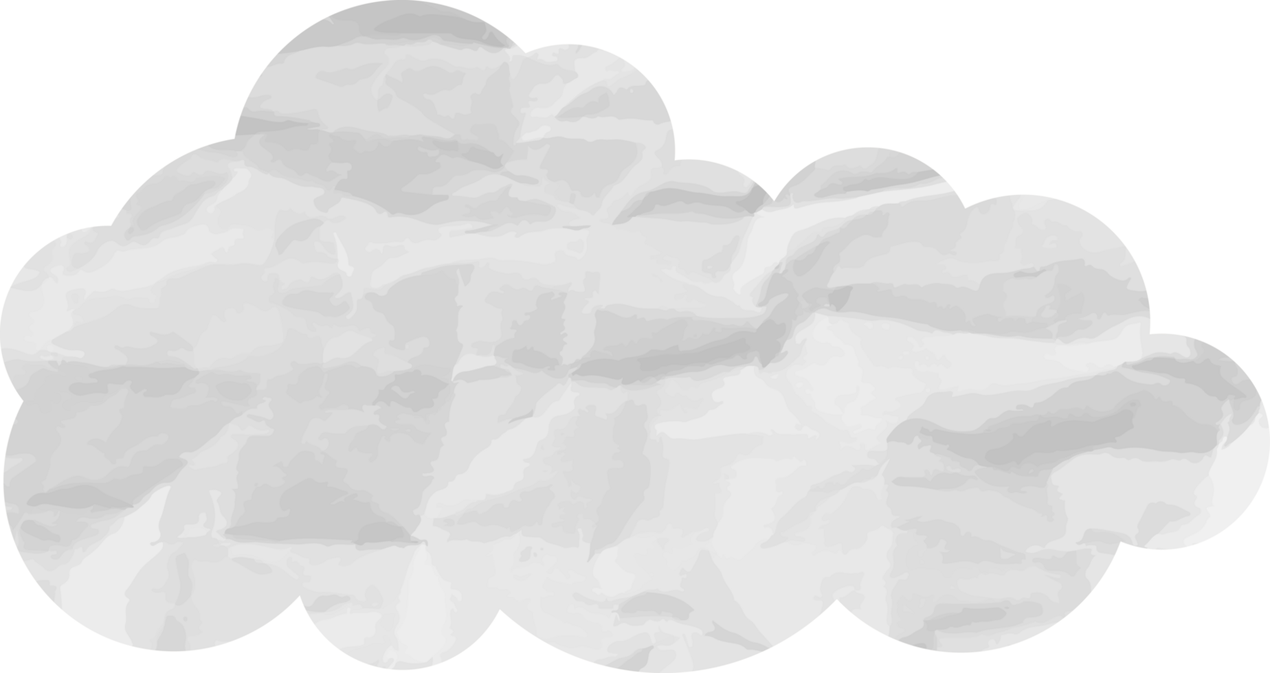 icono de recorte de nube con textura blanca png