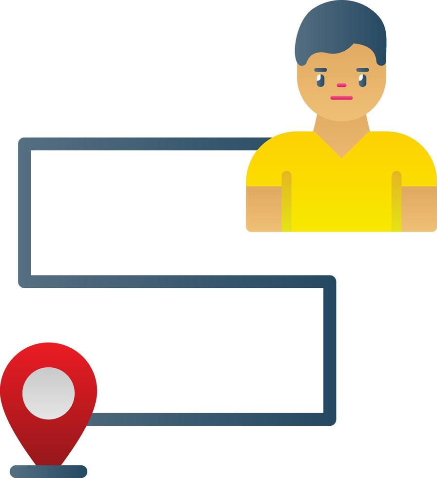 Customer Journey Map Vector Icon Design