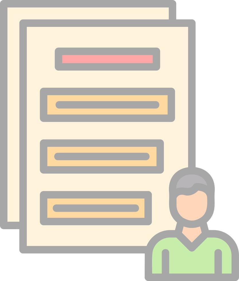 User Scenarios Vector Icon Design