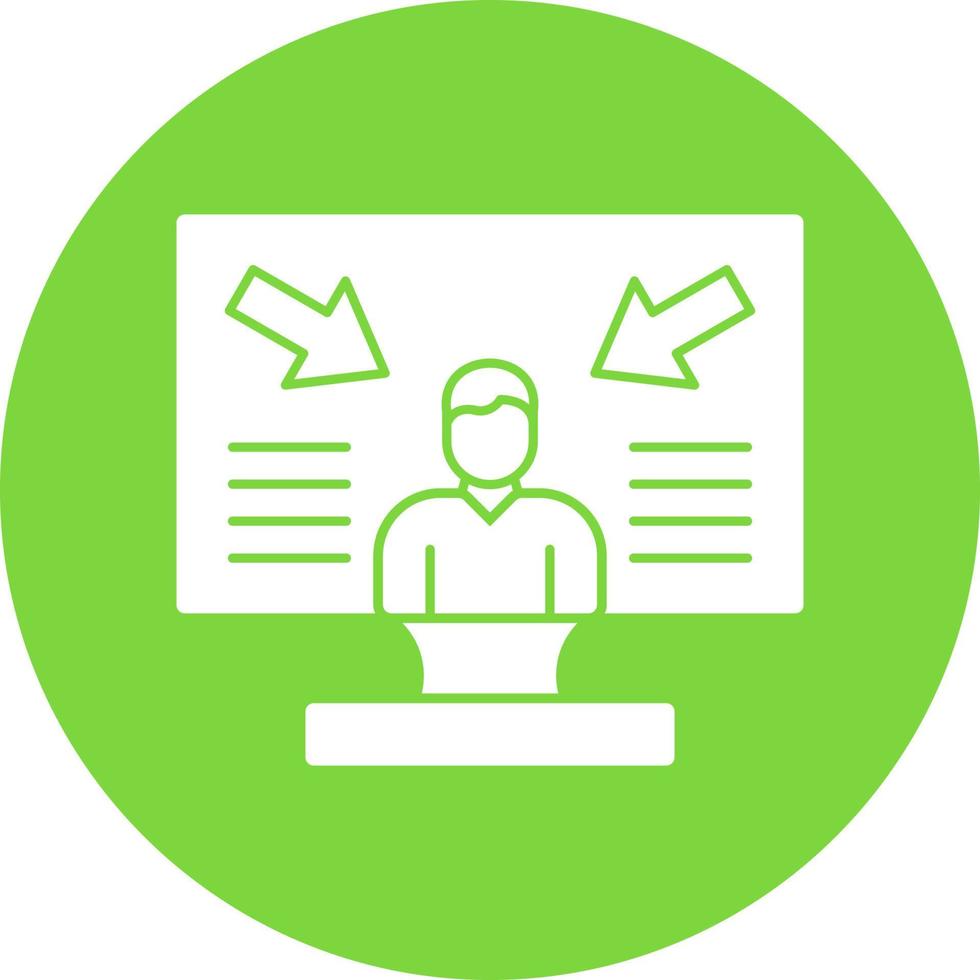 User Centered Design Vector Icon Design