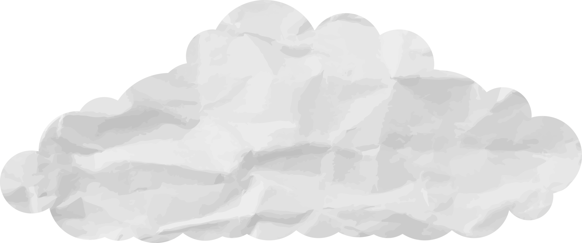 White textured cloud Crop-out Icon png