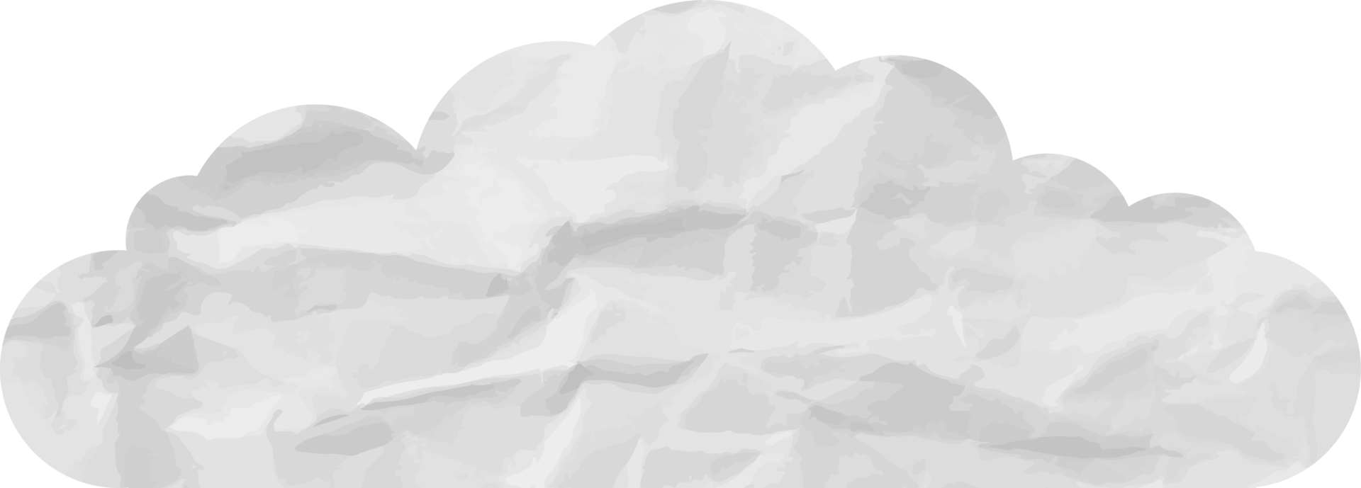 White textured cloud Crop-out Icon png