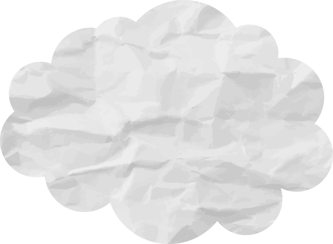 White textured cloud Crop-out Icon png