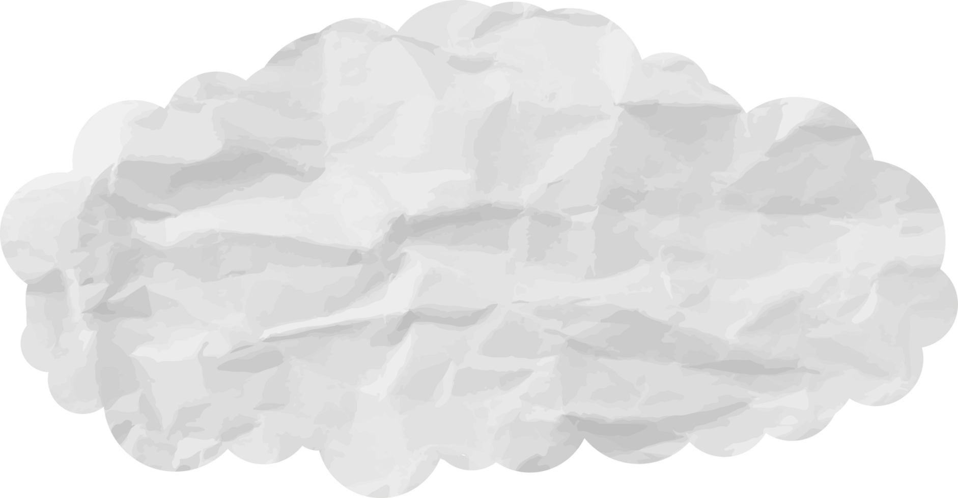 White textured cloud Crop-out Icon png