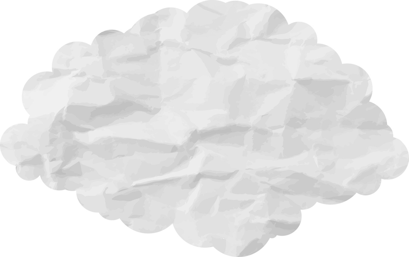 White textured cloud Crop-out Icon png