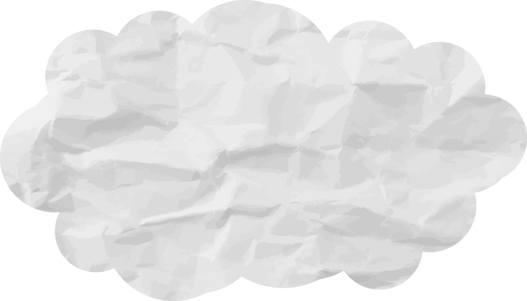 White textured cloud Crop-out Icon png