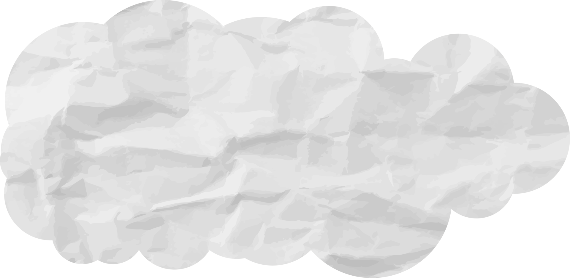 White textured cloud Crop-out Icon png