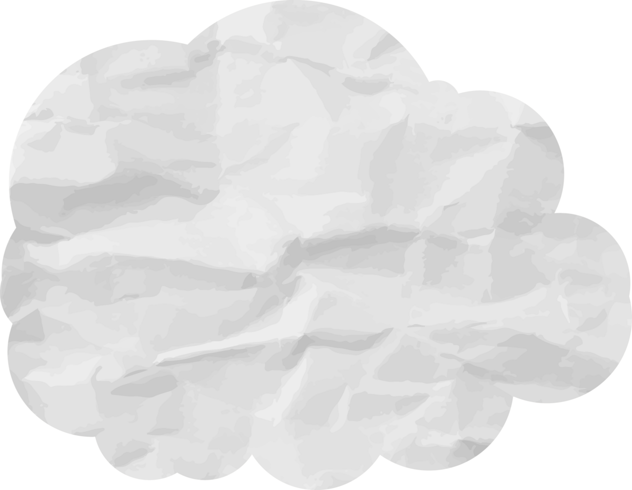 White textured cloud Crop-out Icon png