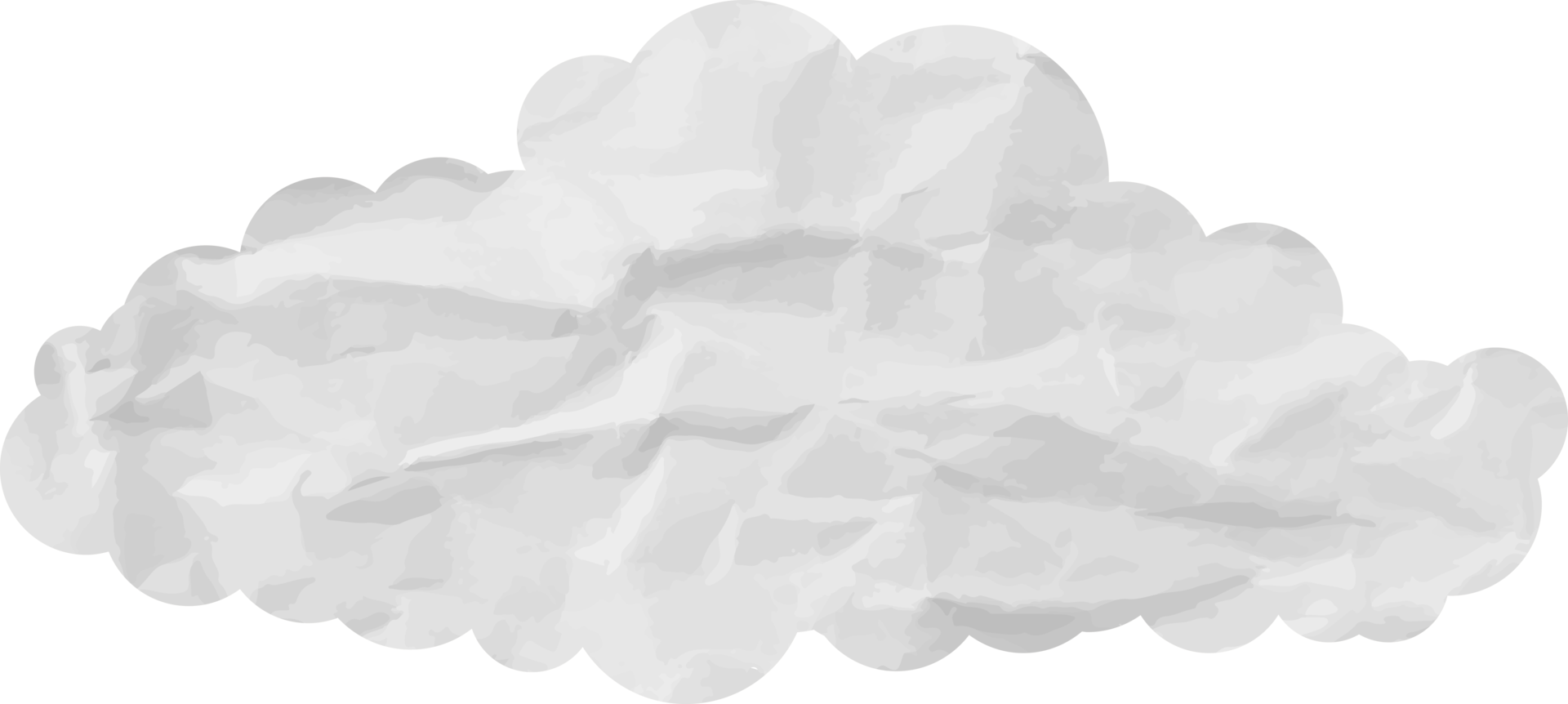 White textured cloud Crop-out Icon png