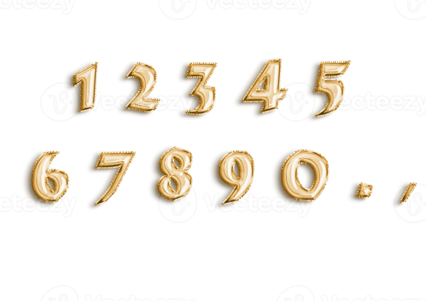 You can use 3D number balloons for everything, for new year , birthdays and special celebrations png