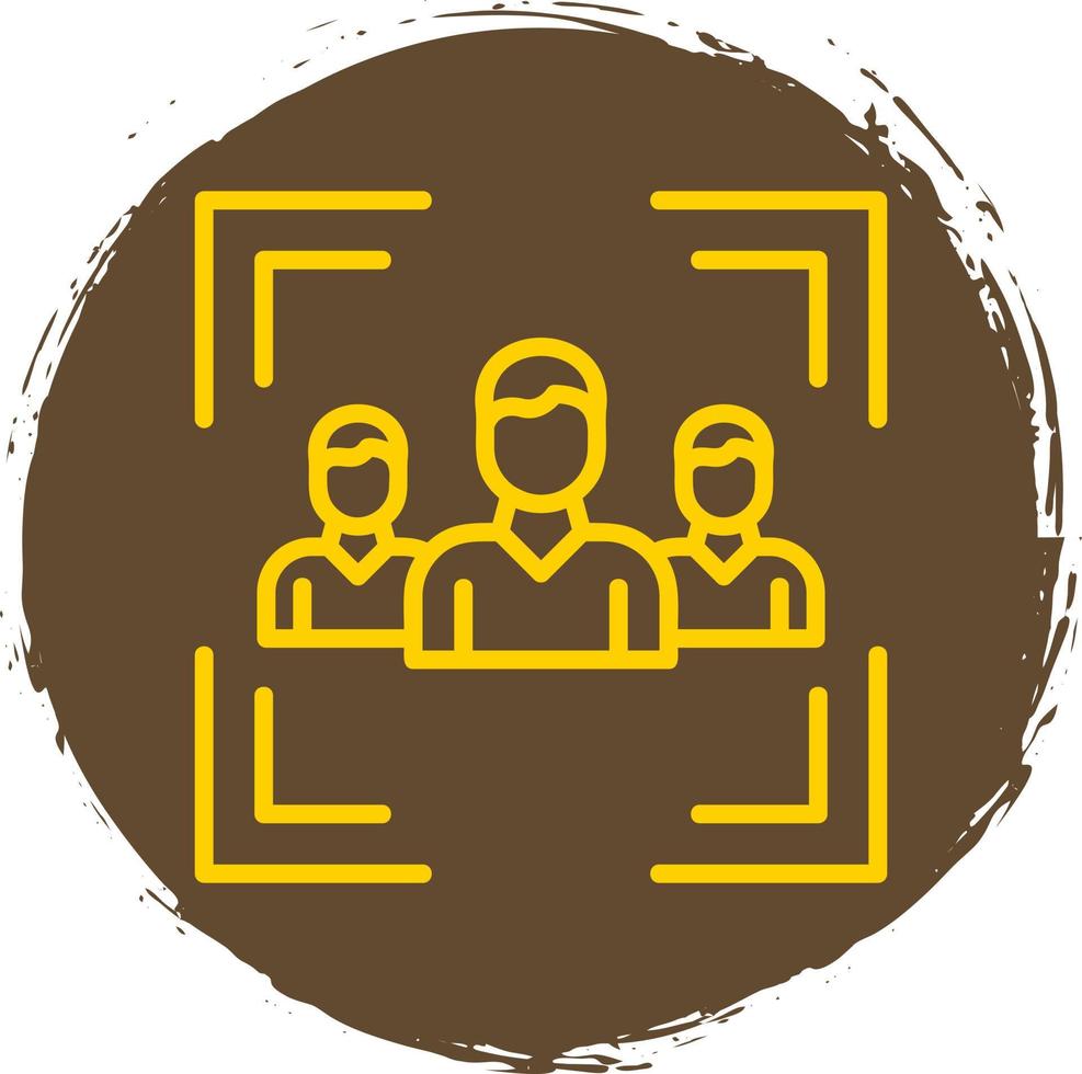 Focus Group Vector Icon Design