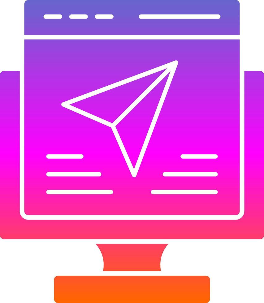 Landing Page Vector Icon Design