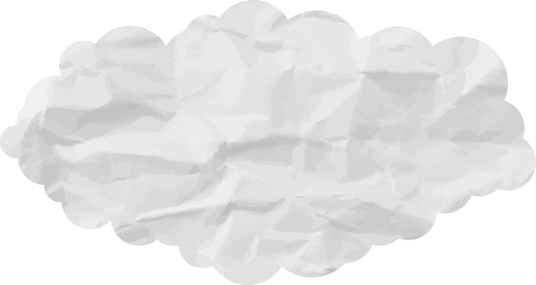 White textured cloud Crop-out Icon png