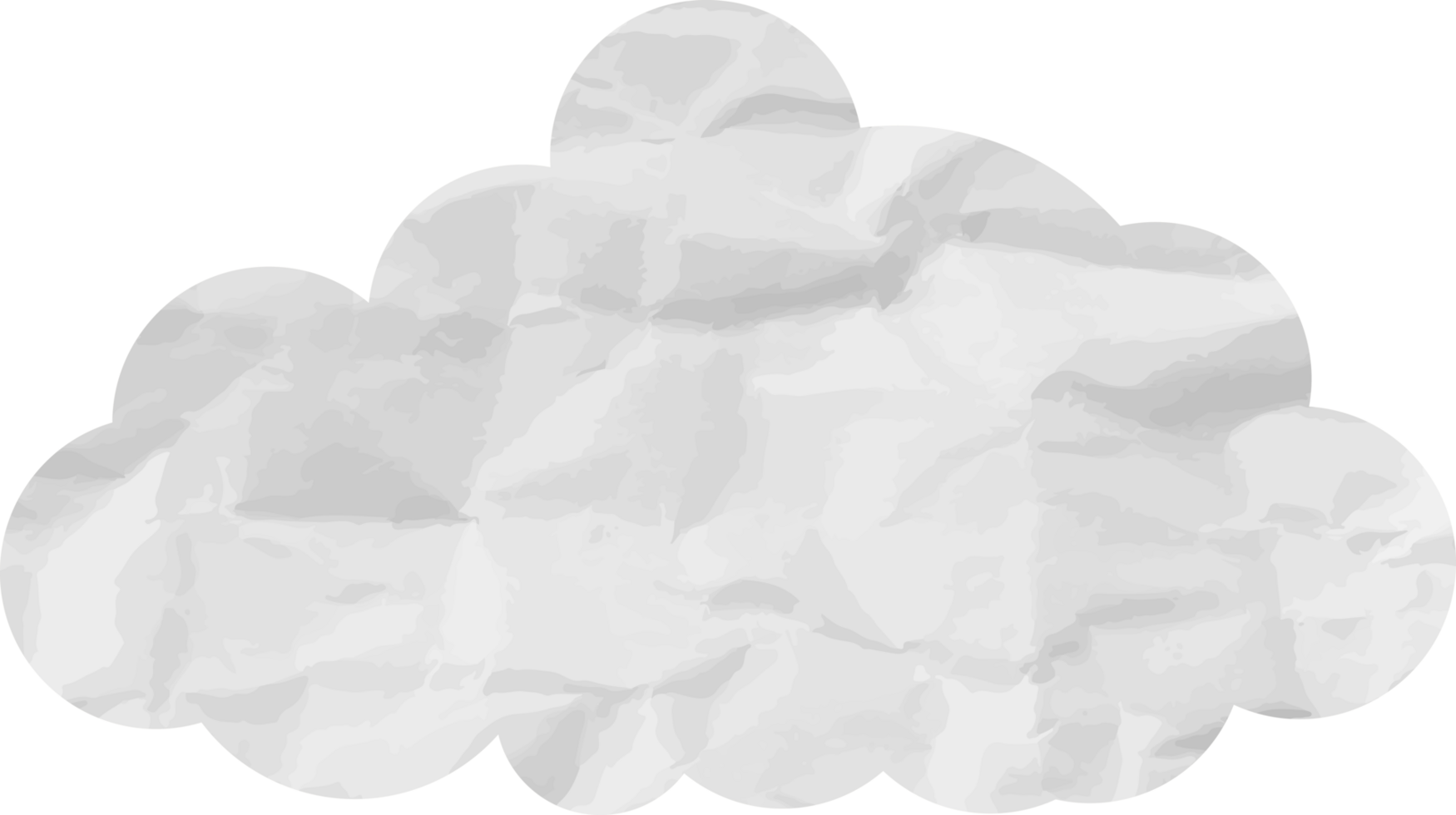 White textured cloud Crop-out Icon png
