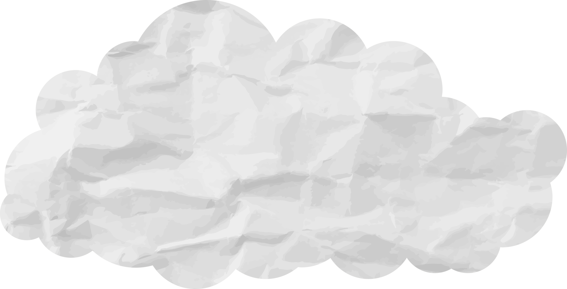 White textured cloud Crop-out Icon png