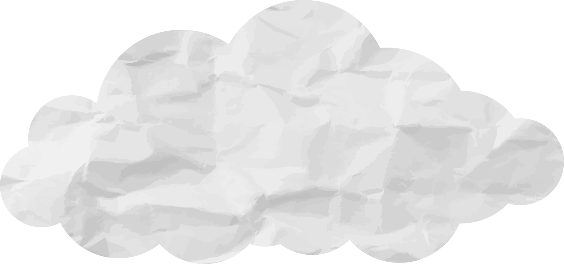 White textured cloud Crop-out Icon png