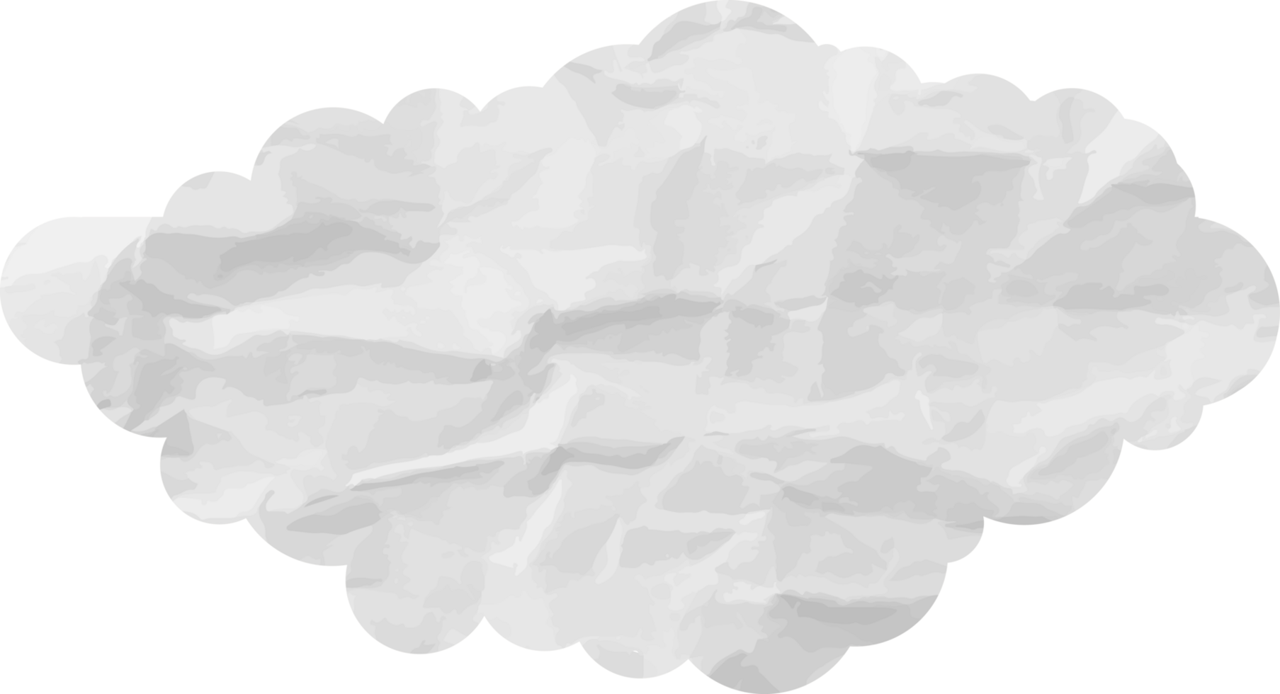 White textured cloud Crop-out Icon png
