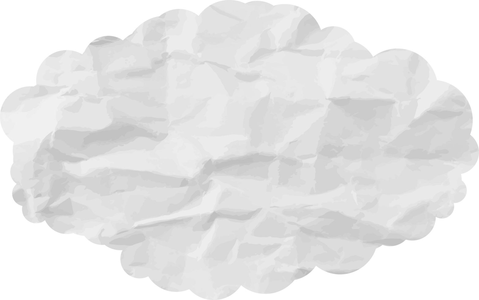 White textured cloud Crop-out Icon png