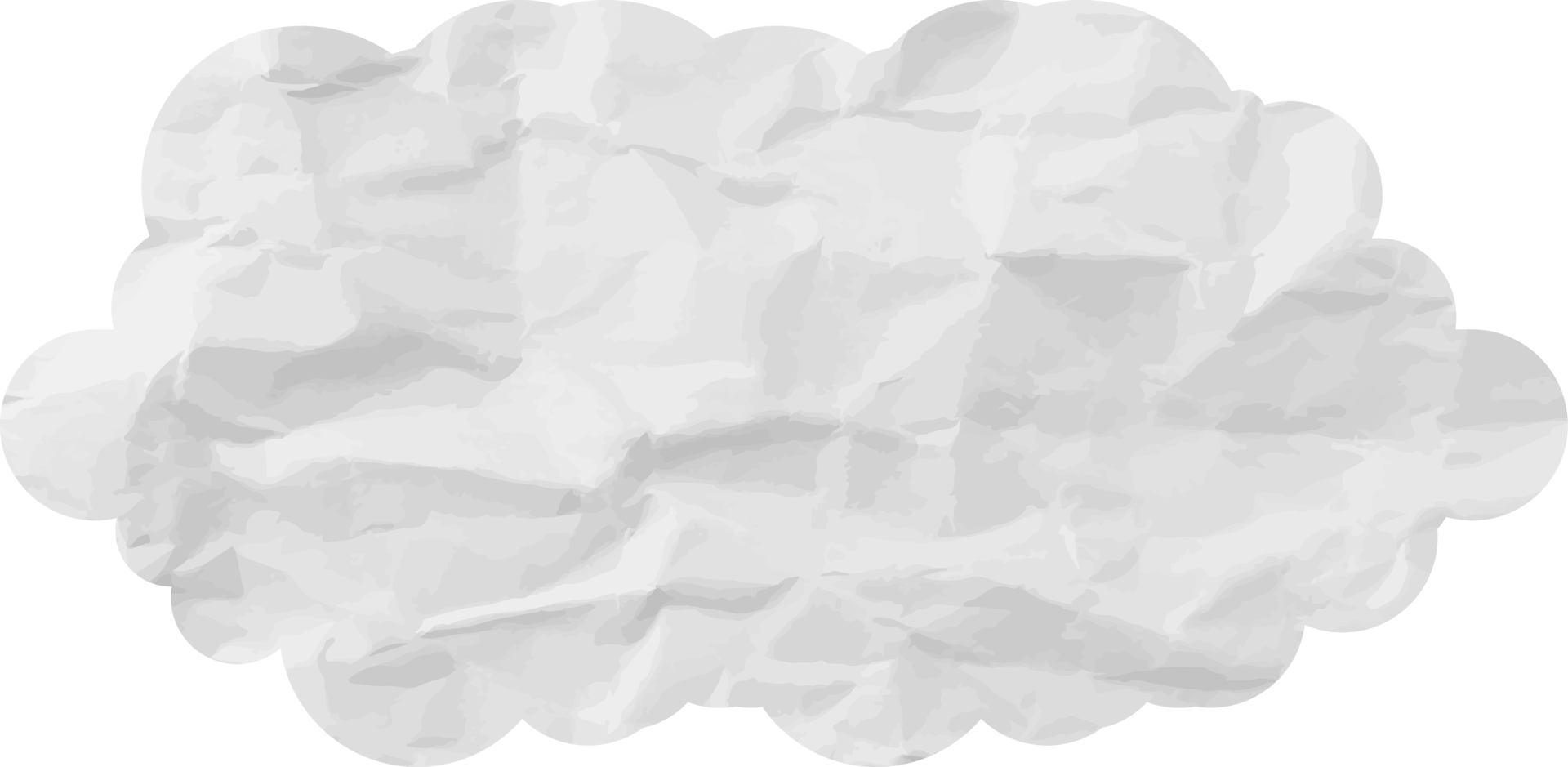 White textured cloud Crop-out Icon png