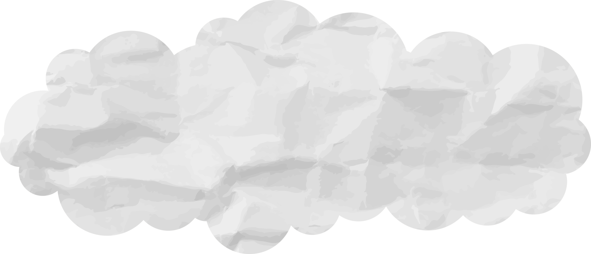 White textured cloud Crop-out Icon png