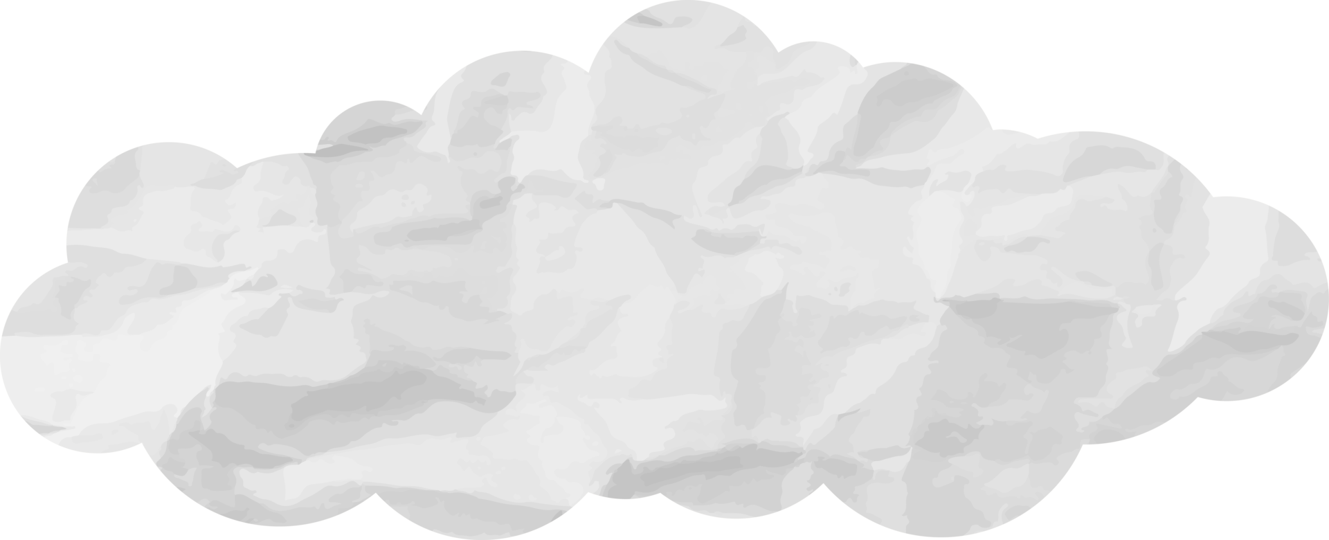 White textured cloud Crop-out Icon png