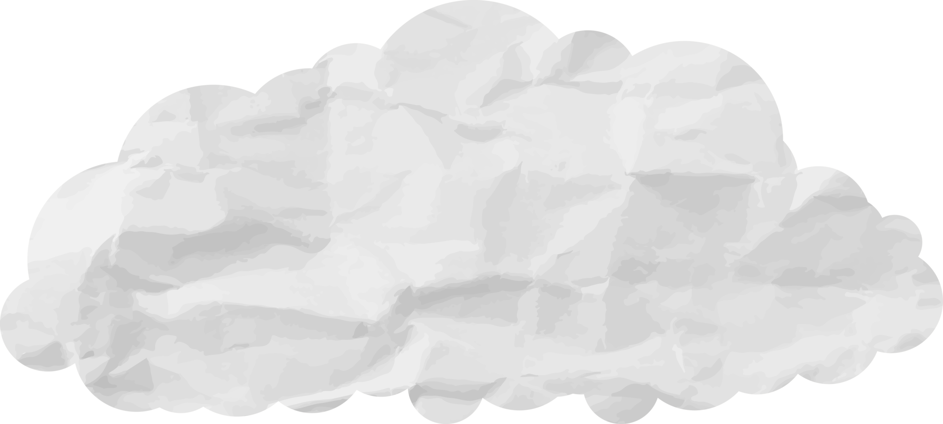 White textured cloud Crop-out Icon png