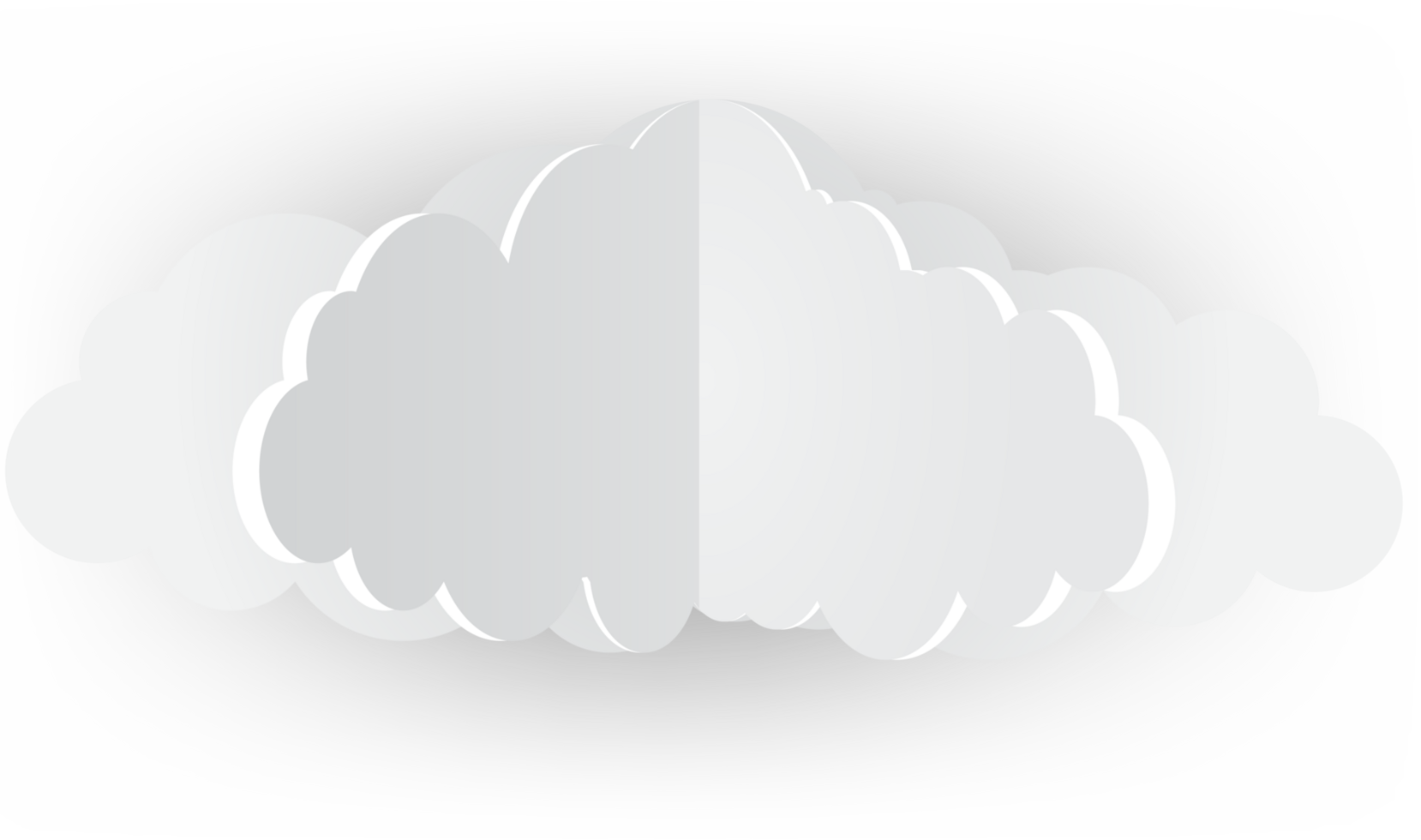 White cloud Crop-out Icon png