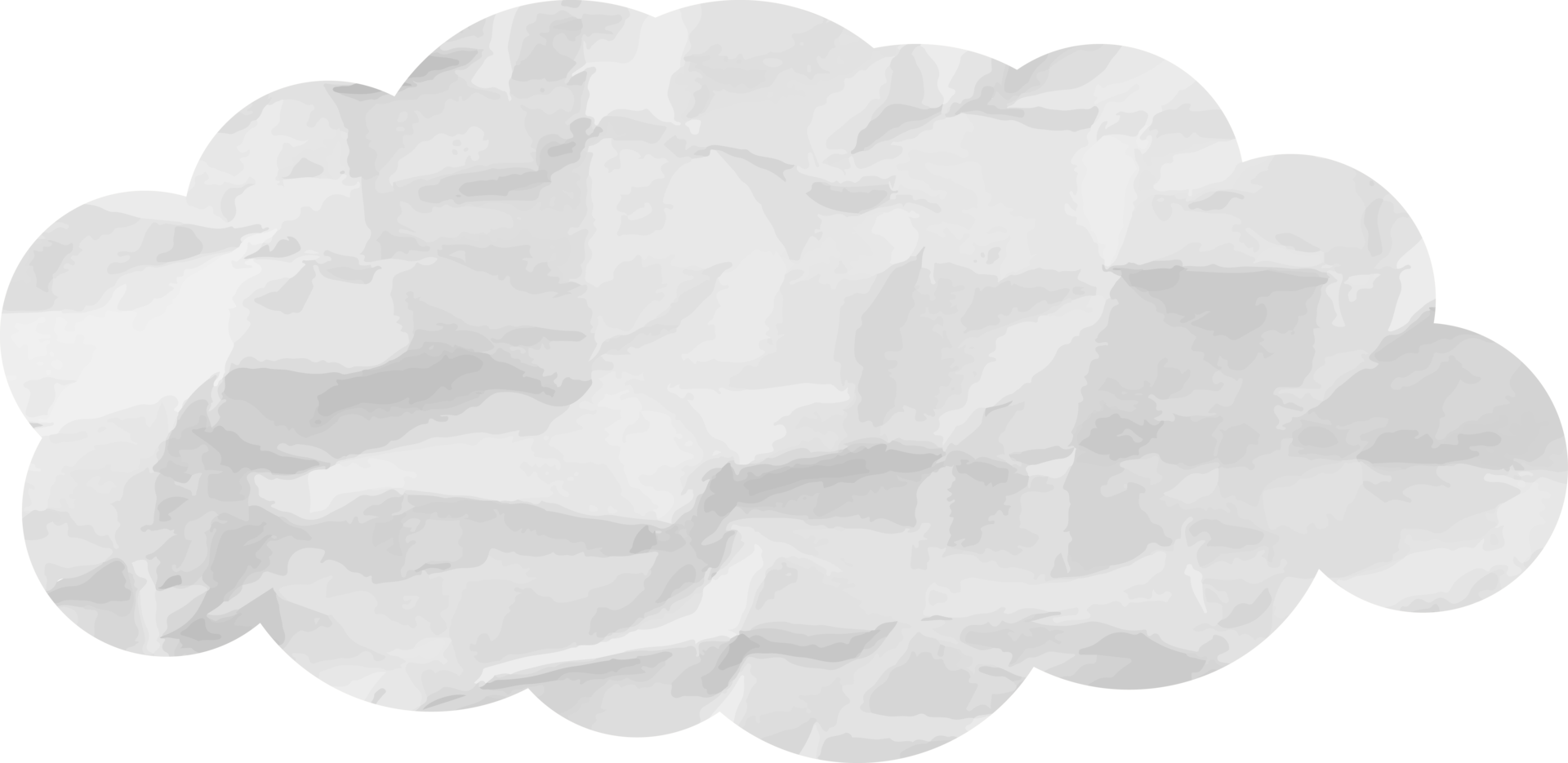 White textured cloud Crop-out Icon png